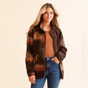 NWT Wrangler Retro Horse Sherpa size Large